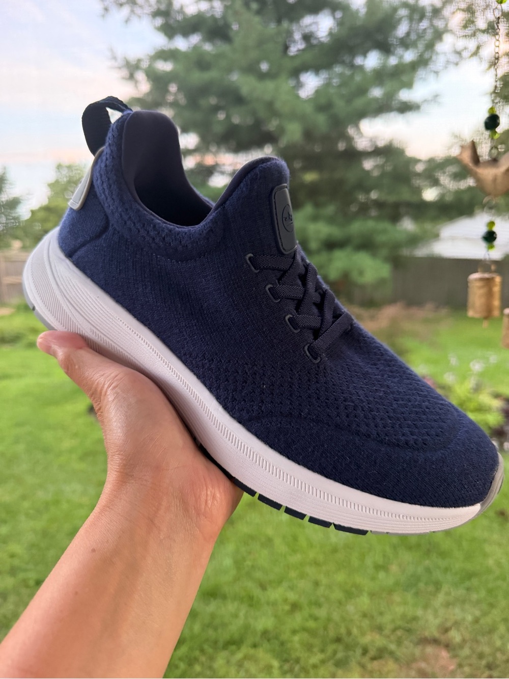 Peter Millar Hyperlight Glide Knit Sneaker Navy Blue Mens Size 8.5 EUR 41.5